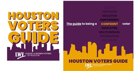 lv houston|city of Houston voters guide.